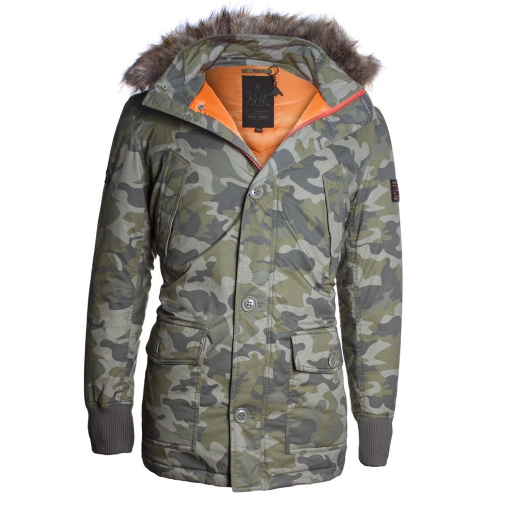 Top Gun Men’s Camo Down Parka